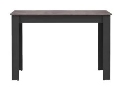 Table à Manger NICE - Noir Et Béton - SYMBIOSIS