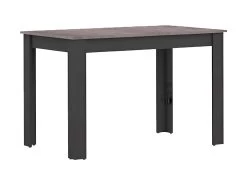 Table à Manger NICE - Noir Et Béton - SYMBIOSIS -Magasin de meubles de restaurant table a manger 12512403