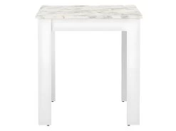 Table à Manger NICE - Blanc Et Marbre - SYMBIOSIS 10 Table à Manger NICE - Blanc Et Marbre - SYMBIOSIS -Magasin de meubles de restaurant table a manger 12512467