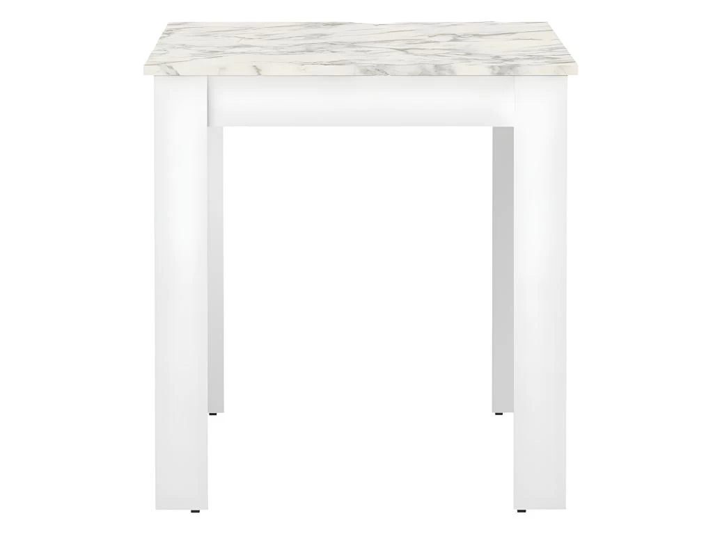 Table à Manger NICE - Blanc Et Marbre - SYMBIOSIS 6 Table à Manger NICE - Blanc Et Marbre - SYMBIOSIS – Image 4