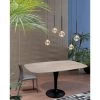Table Ovale Chêne Massif Blanchi Sur Pied Tulipe - 130L X 80P 1 Table Ovale Chêne Massif Blanchi Sur Pied Tulipe - 130L X 80P -Magasin de meubles de restaurant table a manger 13016591