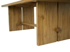 Table à Manger 8 Couverts En Teck - Coloris : Naturel - LENIDA -Magasin de meubles de restaurant table a manger 13046349