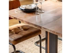 Table à Manger En Bois D'acacia Laurie 9 Table à Manger En Bois D'acacia Laurie -Magasin de meubles de restaurant table a manger 13069813