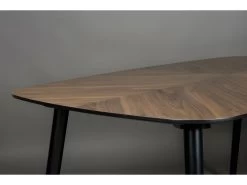 CLOVER - Table De Repas Ovale En Bois L 165 -Magasin de meubles de restaurant table a manger 13259543