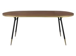 DENISE XL - Table De Repas Ovale Art Déco L180