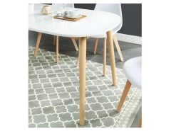 Gurra - Table à Manger Scandinave Extensible 160-200 X 80 Cm - Couleur - Blanc -Magasin de meubles de restaurant table a manger 13296555