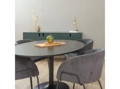 Taco Elipse - Table à Manger En Bois 160x110 - Couleur - Noir 21 Taco Elipse - Table à Manger En Bois 160x110 - Couleur - Noir -Magasin de meubles de restaurant table a manger 13297687