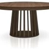 Table Ovale Extensible Eliza Bois Noisette -Magasin de meubles de restaurant table a manger 13698023