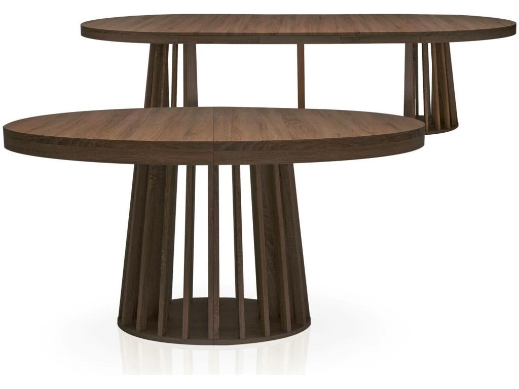 Table Ovale Extensible Eliza Bois Noisette 5 Table Ovale Extensible Eliza Bois Noisette – Image 3