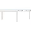Table à Manger Extensible 4 à 14 Couverts En Verre Trempé Et Métal - Blanc - CHELDY 1 Table à Manger Extensible 4 à 14 Couverts En Verre Trempé Et Métal - Blanc - CHELDY -Magasin de meubles de restaurant table a manger 14290805