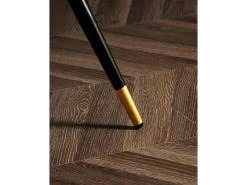 URBAN MEUBLE Table De Salle à Manger Rectangulaire Rétro Chic Noir Piedment Doré 110*70*75CM -Magasin de meubles de restaurant table a manger 14504311