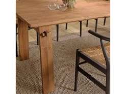 ALIDA - Table à Manger Rectangulaire 220x90cm En Bois De Teck Recyclé 9 ALIDA - Table à Manger Rectangulaire 220x90cm En Bois De Teck Recyclé -Magasin de meubles de restaurant table a manger 14657057