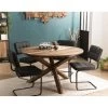 ALIDA - Table à Manger Ronde Marron 130x130cm Pieds Croisés Teck Recyclé Acacia Mahogany Recyclé 1 ALIDA - Table à Manger Ronde Marron 130x130cm Pieds Croisés Teck Recyclé Acacia Mahogany Recyclé -Magasin de meubles de restaurant table a manger 14657151