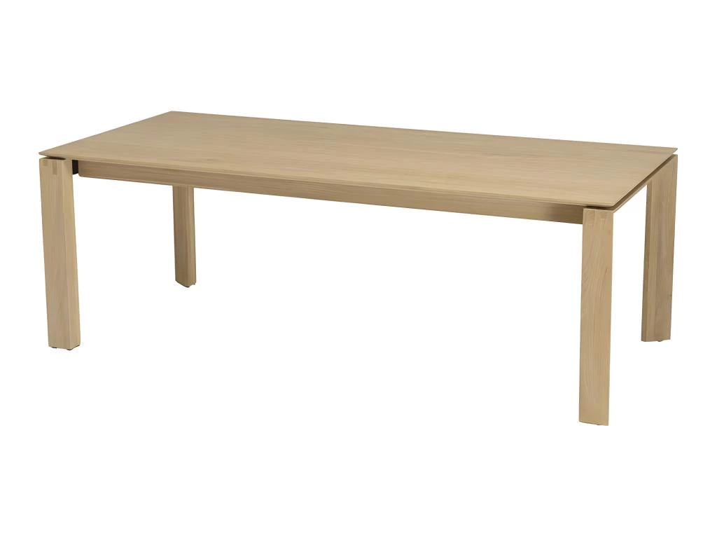 MADISON - Table à Manger Rectangulaire Extensible 220/320cm Bois Chêne 4 MADISON - Table à Manger Rectangulaire Extensible 220/320cm Bois Chêne – Image 2