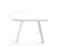 Table De Repas Extensible "Bruta" 130cm Blanc