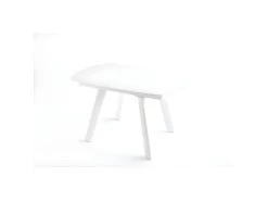 Table De Repas Extensible "Bruta" 130cm Blanc -Magasin de meubles de restaurant table a manger 15164255