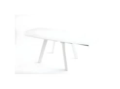 Table De Repas Extensible "Bruta" 130cm Blanc -Magasin de meubles de restaurant table a manger 15164257