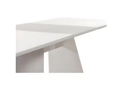 Table De Repas Extensible "Calypsa" 200-260cm Blanc -Magasin de meubles de restaurant table a manger 15164553