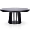 Table Ovale Extensible Eliza Noir -Magasin de meubles de restaurant table a manger 15164703
