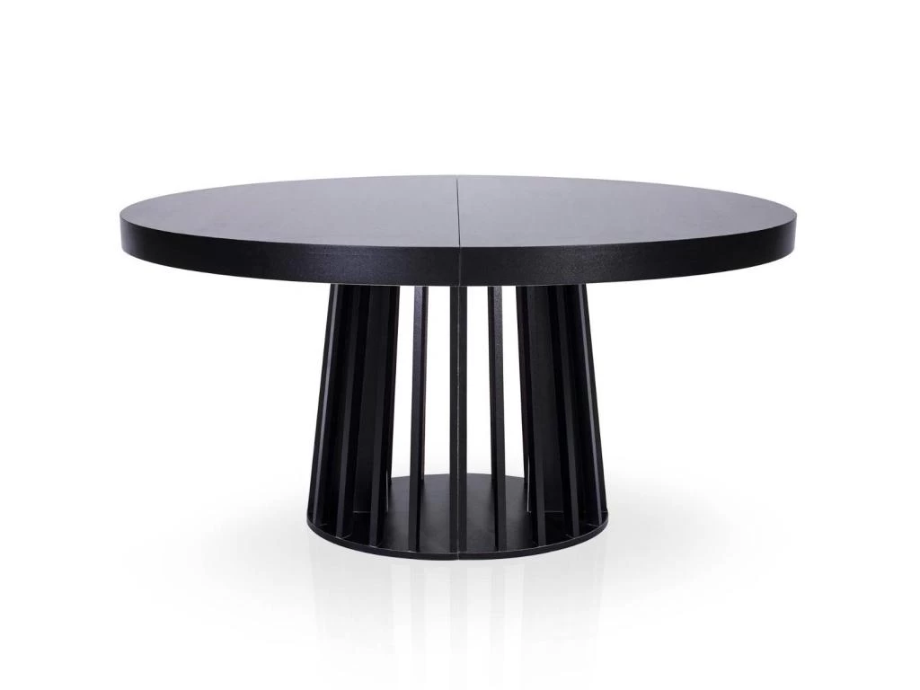 Table Ovale Extensible Eliza Noir 3 Table Ovale Extensible Eliza Noir