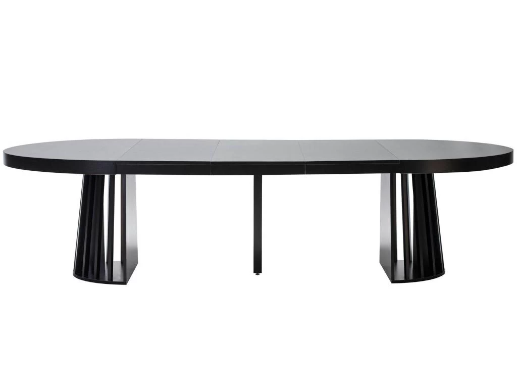 Table Ovale Extensible Eliza Noir 4 Table Ovale Extensible Eliza Noir – Image 2