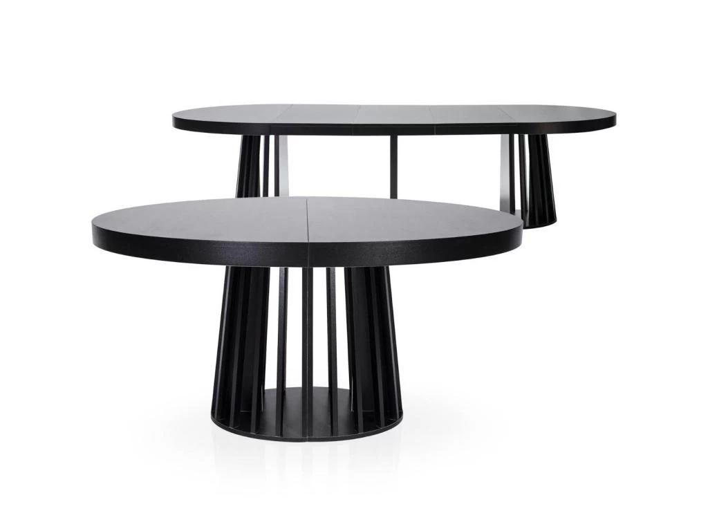 Table Ovale Extensible Eliza Noir 5 Table Ovale Extensible Eliza Noir – Image 3