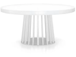 Table Ovale Extensible Eliza Blanc