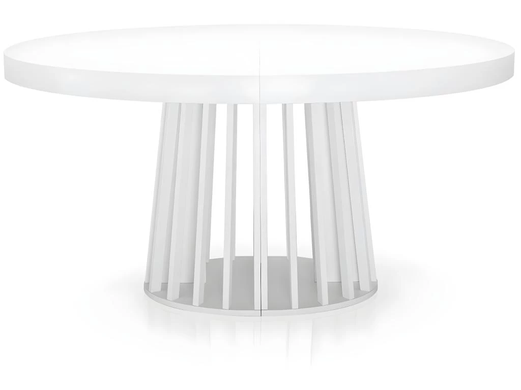 Table Ovale Extensible Eliza Blanc 3 Table Ovale Extensible Eliza Blanc