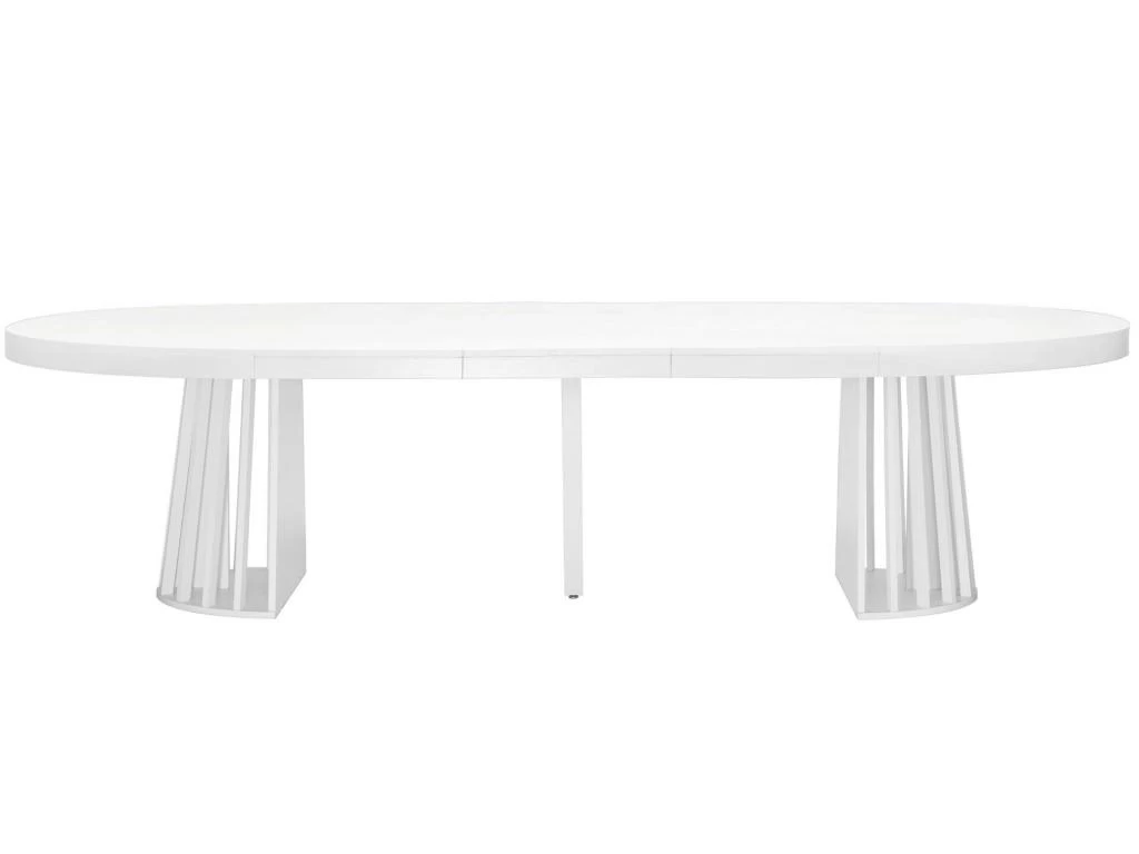 Table Ovale Extensible Eliza Blanc 4 Table Ovale Extensible Eliza Blanc – Image 2