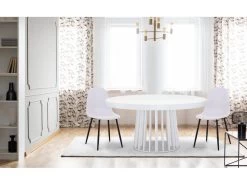 Table Ovale Extensible Eliza Blanc 9 Table Ovale Extensible Eliza Blanc -Magasin de meubles de restaurant table a manger 15164999