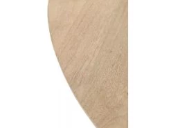 Table De Repas En Bois "Connie" 110cm Naturel -Magasin de meubles de restaurant table a manger 15186933
