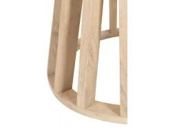 Table De Repas En Bois "Connie" 110cm Naturel -Magasin de meubles de restaurant table a manger 15186935