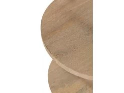Table De Repas En Bois "Connie" 110cm Naturel -Magasin de meubles de restaurant table a manger 15186937