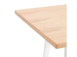 Table De Repas Industrielle "Nevada" 76cm Blanc -Magasin de meubles de restaurant table a manger 15187389