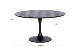 Table à Dîner Blax 140Ø 7 Table à Dîner Blax 140Ø -Magasin de meubles de restaurant table a manger 15450191