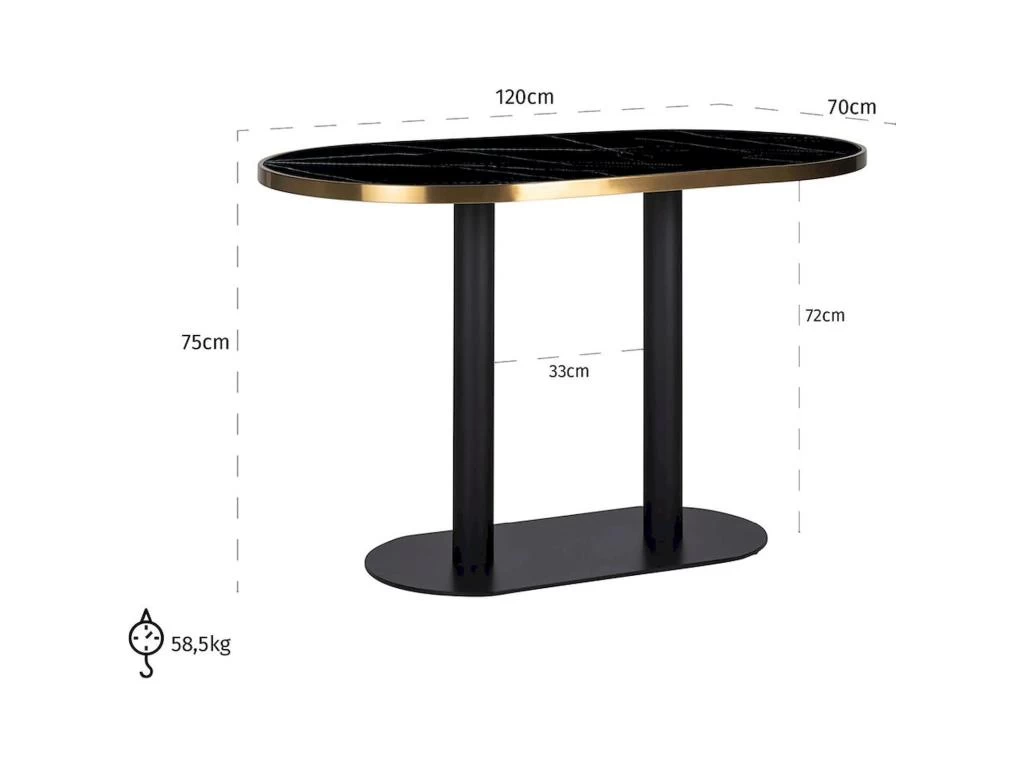 Table A Diner Zenza Ovale 7 Table A Diner Zenza Ovale â Image 5