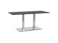 Table Design "Mississippi" 160cm Noir