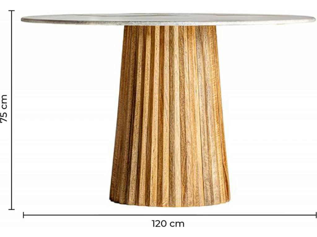 Table De Salon Plissé Wood 8 Table De Salon Plissé Wood – Image 6