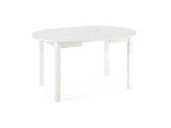 Table à Manger Extensible Ovale 102-142 X 102 X 76 Cm - Blanc -Magasin de meubles de restaurant table a manger 17562887