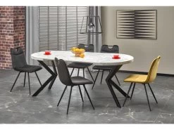 Table à Manger Extensible 100-250 X 100 X 75 Cm - Blanc 14 Table à Manger Extensible 100-250 X 100 X 75 Cm - Blanc -Magasin de meubles de restaurant table a manger 17563055