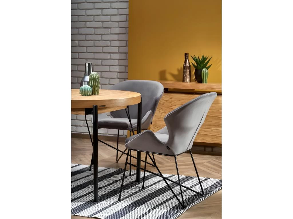 Table à Manger Extensible 100-300 X 100 X 76 Cm - Chêne Naturel 11 Table à Manger Extensible 100-300 X 100 X 76 Cm - Chêne Naturel – Image 9