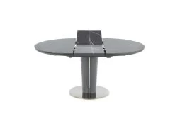 Table à Manger Extensible 120-160 X 120 X 76 Cm - Gris -Magasin de meubles de restaurant table a manger 17563103