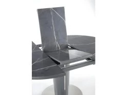 Table à Manger Extensible 120-160 X 120 X 76 Cm - Gris -Magasin de meubles de restaurant table a manger 17563107