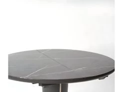 Table à Manger Extensible 120-160 X 120 X 76 Cm - Gris -Magasin de meubles de restaurant table a manger 17563115