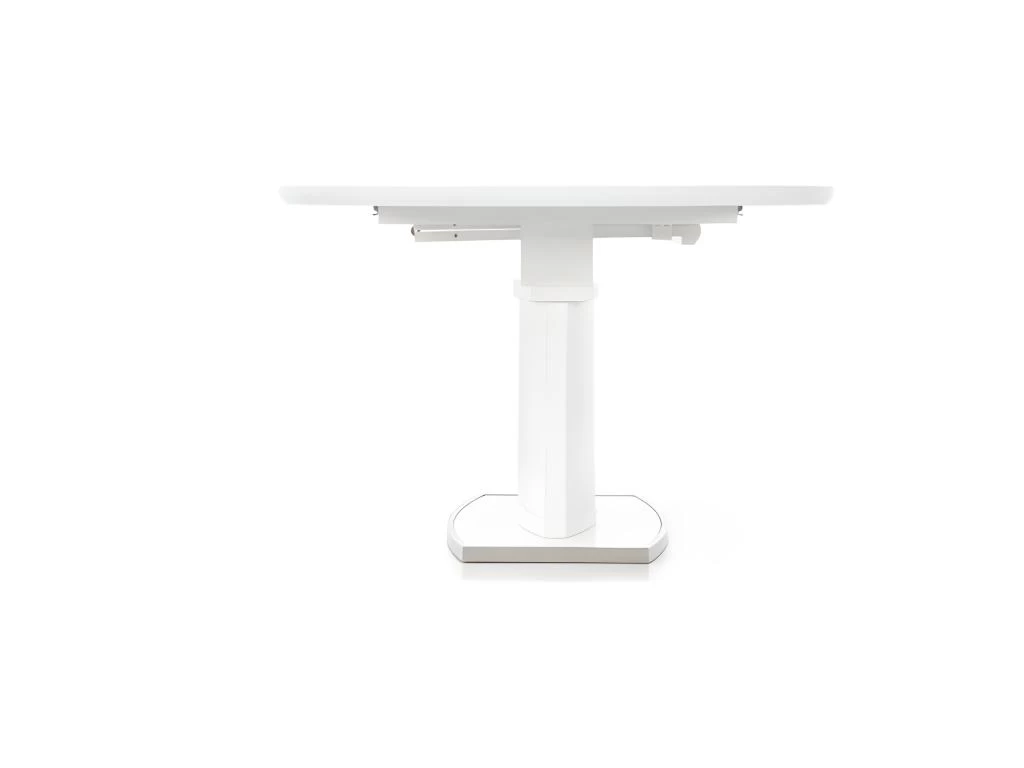 Table à Manger Extensible 120-160 Cm X 120 Cm X 76 Cm - Blanc 10 Table à Manger Extensible 120-160 Cm X 120 Cm X 76 Cm - Blanc – Image 8