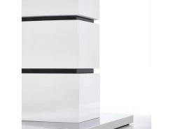 Table à Manger Extensible 160-200 X 90 X 75 Cm - Blanc -Magasin de meubles de restaurant table a manger 17564647