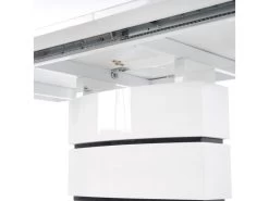 Table à Manger Extensible 160-200 X 90 X 75 Cm - Blanc -Magasin de meubles de restaurant table a manger 17564649