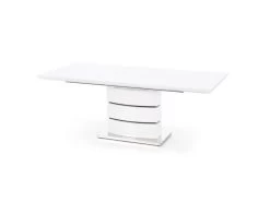 Table à Manger Extensible 160-200 X 90 X 75 Cm - Blanc -Magasin de meubles de restaurant table a manger 17564653