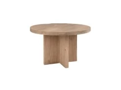 Table De Repas Ronde Bois Massif Clair 120 Cm N°1 - ARMAL