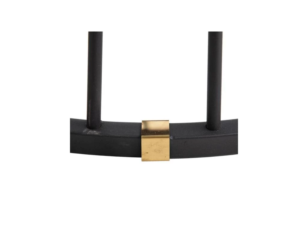 Table De Repas Ronde Effet Marbre Noir - RAYMONDE 8 Table De Repas Ronde Effet Marbre Noir - RAYMONDE – Image 6